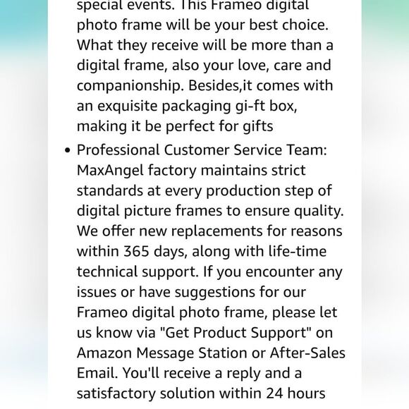 Artikl Frameo Classic WiFi Enabled Digital Photo Frame 10.1'' -Black - Picture 9 of 15